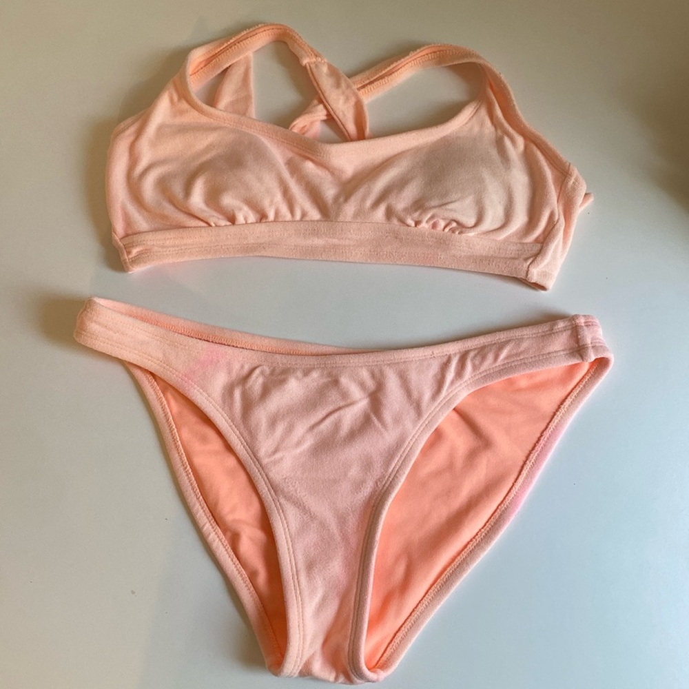Target light orange bikini set